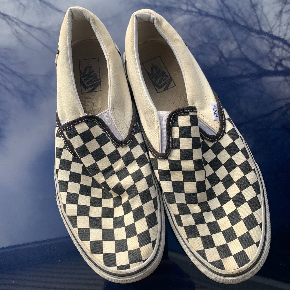 Vans classic slip on checkboard men size 11 